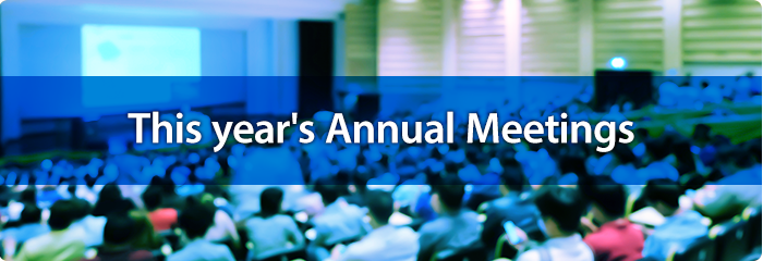 This year's Annual Meetings